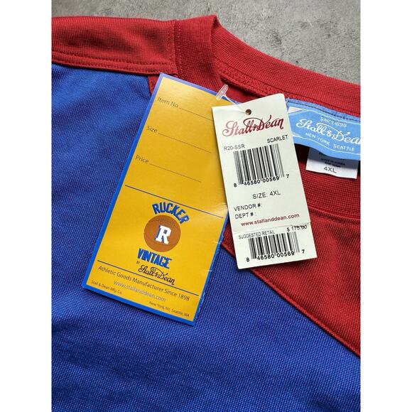 Holcombe Rucker 1946 Rucker Vintage Stall & Dean Basketball Jersey NWT 4XL (58) - Picture 6 of 12